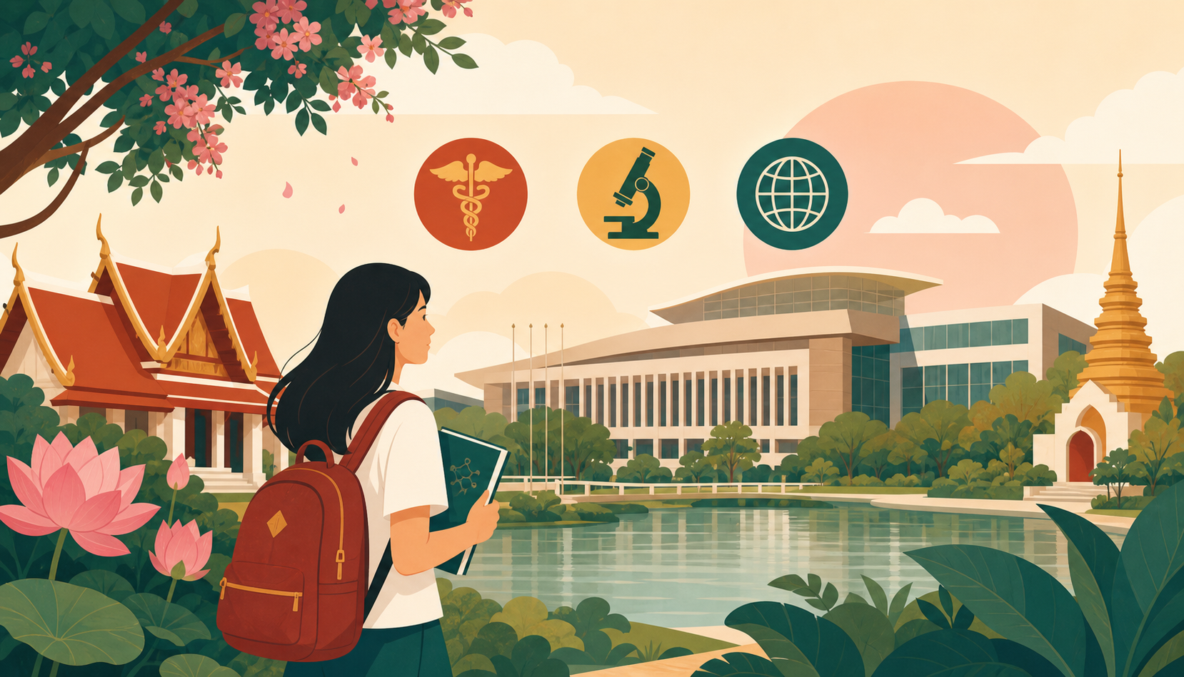 Mahidol University 瑪希敦大學 插圖