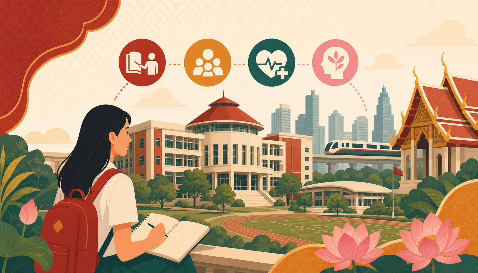 Srinakharinwirot University 詩納卡寧威洛大學 插圖