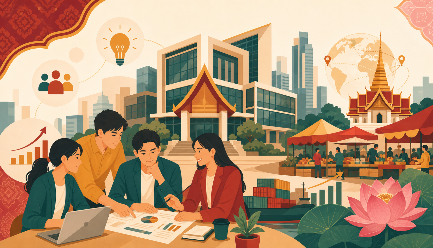 University of the Thai Chamber of Commerce 泰國商會大學 插圖